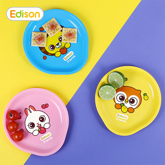 Edison Friends 3 Pieces Baby Plate Set