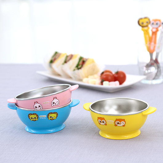 Edison Friends Non-slip Stainless Rice Bowl