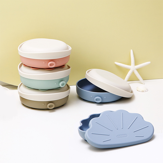 Edison Silicone Suction Plate & Cover Set(Octopus, Clam)