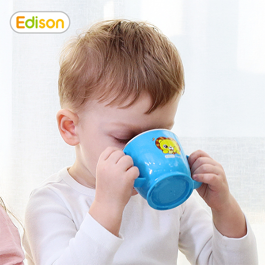 Edison Friends Non-slip Stainless Double Handle Cup