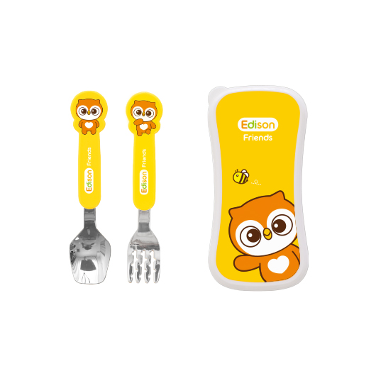 Edison Friends Spoon & Fork Case Set for Baby