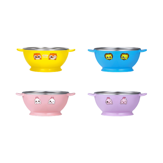 Edison Friends Non-slip Stainless Soup Bowl